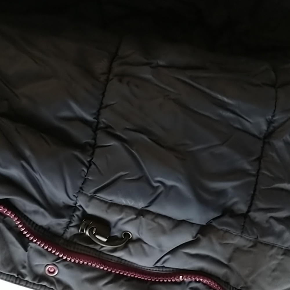 Patagonia Vintage Ski Snowboarding Guide Parka Jacket Burgundy  Large - Picture 8 of 13
